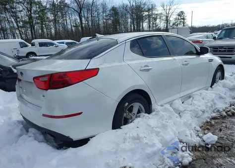 2015 Kia Optima Lx from USA, damaged, VIN 5XXGM4A78FG472279